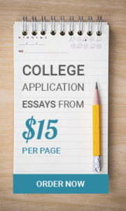 College application essays from $15 per page
